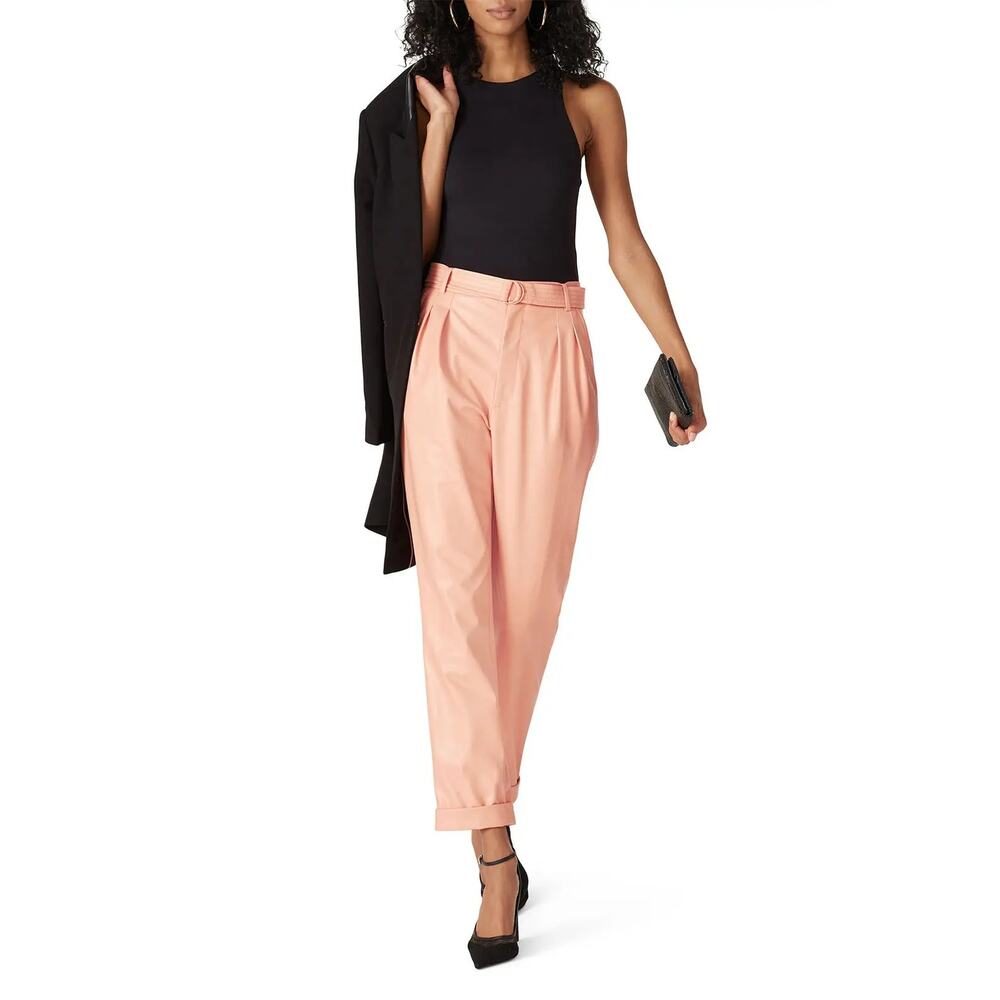 LAPOINTE Faux Leather Trouser